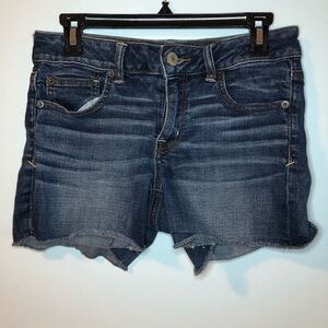 American Eagle Super Stretch Denim Jean Shorts Size 8